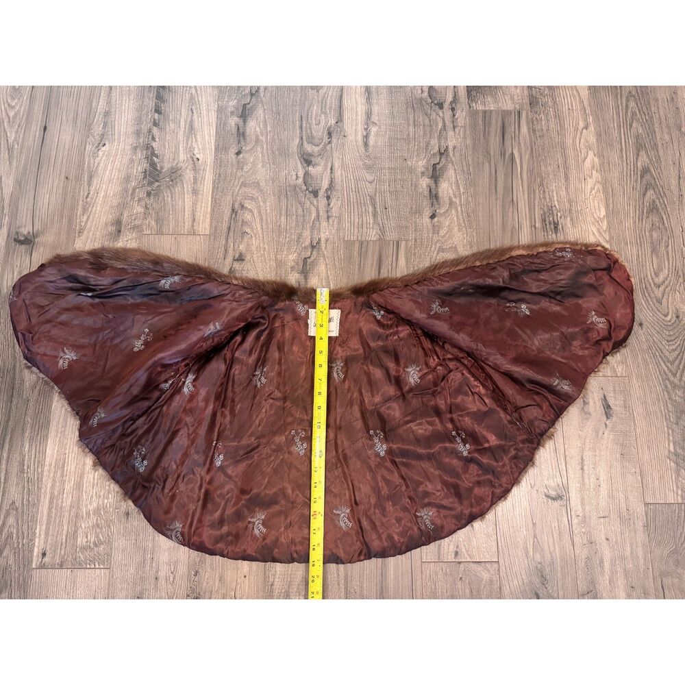 Vintage Witherill’s Genuine Mink Fur Cape Stole / Shoulder Wrap - Picture 6 of 8